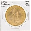 Image 1 : 1908 $20 No Motto St. Gaudens Double Eagle Gold Coin