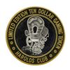 Image 1 : .999 Silver Harold's Club Reno, NV $10 Limited Edition Casino Gaming Token