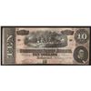 Image 1 : 1864 $10 The Confederate States of America Note