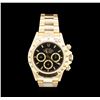 Image 1 : 18KT Yellow Gold Rolex Daytona with Black Dial