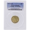 Image 1 : 1874-CC $5 Liberty Head Half Eagle Gold Coin PCGS XF Genuine Cleaning Details