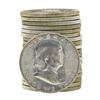 Image 1 : Roll of (20) 1953-S Brilliant Uncirculated Franklin Half Dollars