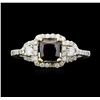 Image 1 : 14KT White Gold 1.65ctw Diamond Ring