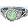 Image 6 : Rolex Ladies Stainless Steel 0.50ctw Diamond Datejust Wristwatch