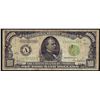 Image 1 : 1934 $1000 Federal Reserve Note Boston Light Green Seal