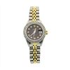 Rolex Ladies Two Tone 14KT yellow Gold 1.00ctw Diamond Datejust Wristwatch
