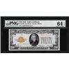 Image 1 : 1928 $20 Gold Certificate Note PMG Choice Uncirculated 64EPQ