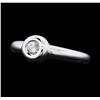 Image 2 : 14KT White Gold Ladies 0.18ct Diamond Ring