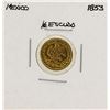 Image 1 : 1853 Mexico 1/2 Escudo Gold Coin
