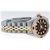 Image 4 : Rolex Ladies Two Tone 14KT Yellow Gold Ruby and Diamond Datejust Wristwatch