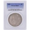 Image 1 : 1889 $1 Morgan Silver Dollar Coin PCGS MS63