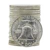 Image 2 : Roll of (20) 1953-D Brilliant Uncirculated Franklin Half Dollar Coins