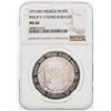 Image 1 : 1971MO Mexico Philip V 1732MO 8 Reales Silver Coin NGC MS66