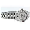 Image 3 : Rolex Stainless Steel Ruby and Diamond Datejust Ladies Wristwatch