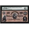 Image 1 : 1864 $100 Confederate States of America Note PMG Uncirculated 62EPQ