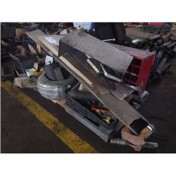 MISC TRUCK PARTS, STORAGE RACKS