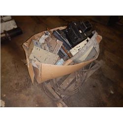 MISC TRUCK PARTS, RADIOS, TV