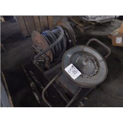HOSE REEL, HOSE, NOZZEL, CARRIER