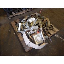 MISC TRUCK PARTS, CHAIN, TOW STRAPS