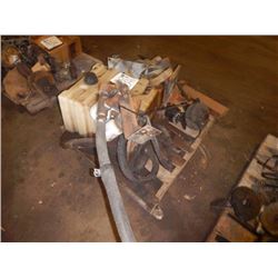 MISC TRUCK PARTS, CHAIN, TOW STRAPS