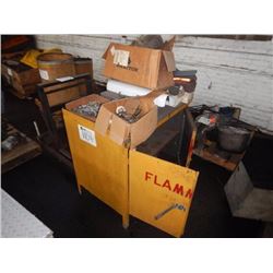 MISC TRUCK PARTS, STORAGE CABINET