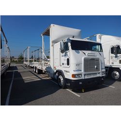 1997 FREIGHTLINER CAR CARRIER TRUCK, VIN/SN:1FVXBZYB8VL816385 - CAB OVER, T/A, DETROIT DIESEL ENG, 1