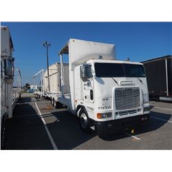 1997 FREIGHTLINER CAR CARRIER TRUCK VIN/SN:1FVXBZYB9VL816394 CAB OVER, T/A, DETROIT DIESEL ENGINE, 1