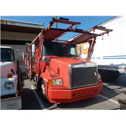 1998 VOLVO WAH64 CAR CARRIER TRUCK VIN/SN:4VHWDBGH0WN748607 T/A, 425 HP VOLVO D12 ENGINE, 10 SPEED T
