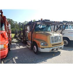 1999 FREIGHTLINER F12 CAR CARRIER TRUCK VIN/SN:1FVXTWEB9XHA73681 T/A, CAT ENGINE, 10 SPD TRANS, 34K 