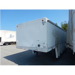 1986 CENT TL BEVERAGE TRAILER VIN/SN:1C91ARD1XGC002056 S/A, 30' LENGTH, 16 BAY, ROLL UP DOORS, 10.00