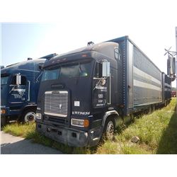 1996 FREIGHTLINER FLB CAR CARRIER TRUCK VIN/SN:1FVXBSEB3TL860111 T/A, DETROIT ENGINE, 10 SPEED TRANS