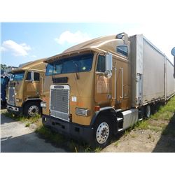 1993 FREIGHTLINER FLA CAR CARRIER TRUCK VIN/SN:1FUPAZYB0PP495378 CAB OVER, T/A, DETROIT DIESEL ENGIN