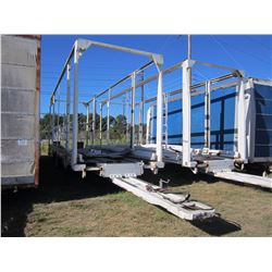 1997 NU VAN CRTN CAR CARRIER TRAILER VIN/SN:1N9S432A3V1045200 T/A, 33' LENGTH, AIR RIDE SUSP., 19.5 