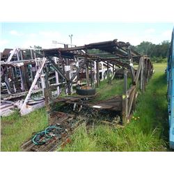 1998 JM S1046 CAR CARRIER TRAILER VIN/SN:1J9CS4524WC279232 T/A, AIR RIDE SUSP, 19.5 TIRES, DISC WHEE