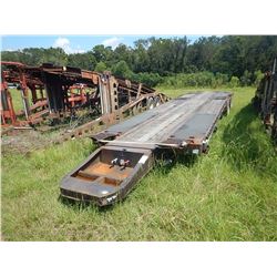 1984 HOMEMADE TL CAR CARRIER TRAILER VIN/SN:47062 T/A, FLATBED, 40' LENGTH, 96' WIDTH, SPREAD AXLE, 