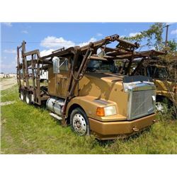 1995 VOLVO/WHITEGMC WIA64T CAR CARRIER TRUCK VIN/SN:4V2WDBRH6SN687699 T/A, DETROIT DIESEL SERIER 60 