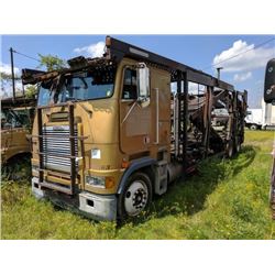 1997 FREIGHTLINER TRUCK CAR CARRIER TRUCK VIN/SN:1FVNBWDB8VL714810 T/A, CAT ENGINE, 34K REARS, 12K F