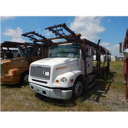 1998 FREIGHTLINER F12 CAR CARRIER TRUCK VIN/SN:1FVXTMEB5WH921071 T/A, CUMMINS M11 370HP ENGINE, 10 S