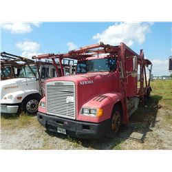 2000 FREIGHTLINER FLD CAR CARRIER TRUCK VIN/SN:1FVXDXYB2YPG90376 T/A, CAT ENGINE, 10 SPEED TRANS, 40