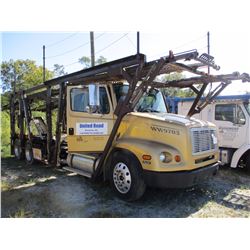 1997 FREIGHTLINER CAR CARRIER TRUCK VIN/SN:1FVXTWEBOVH831840 T/A, CAT ENGINE, 10 SPEED TRANS, 34K RE