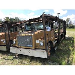 1994 VOLVO/WHITEGMC CAR CARRIER TRUCK VIN/SN:4V2PCBRE0RN668555 T/A, DETROIT DIESEL ENGINE, 7 SPEED T