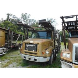 1999 FREIGHTLINER F12 CAR CARRIER TRUCK VIN/SN:1FVXTWEB0XHA73679 T/A, CAT ENGINE, 10 SPEED TRANS, 34