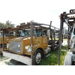 1993 VOLVO/WHITEGMC WAH CAR CARRIER TRUCK VIN/SN:4V2PCBRE7PN668470 T/A, DETROIT DIESEL ENGINE, 7 SPE