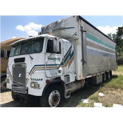 1993 FREIGHTLINER CAR CARRIER TRUCK VIN/SN:1FVNAZYB2PL414729 CAB OVER, T/A, 9 SPEED TRANS, AIR RIDE 