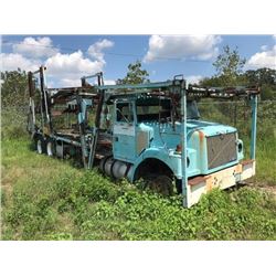 1992 VOLVO/WHITEGMC WAH CAR CARRIER TRUCK VIN/SN:4V2PCBRE7NN651830 T/A, DETROIT DIESEL ENGINE, 7 SPE