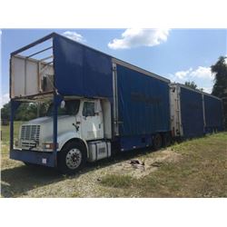 1996 INTERNATIONAL 8100 CAR CARRIER TRUCK VIN/SN:1HSHNAHR7TH227874 T/A, CUMMINS M11 ENGINE, 9 SPEED 