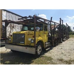 1991 VOLVO/ WHITE GMC WAH CAR CARRIER TRUCK VIN/SN:4V2PCBRE1MN643768 T/A, DETROIT DIESEL ENGINE, 7 S