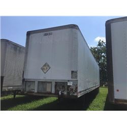 1986 FRUEHAUF 1H2 VAN TRAILER VIN/SN:1H2V04829GE025504 T/A, 48', BARN DOORS, 22.5 TIRES, DISC WHEELS