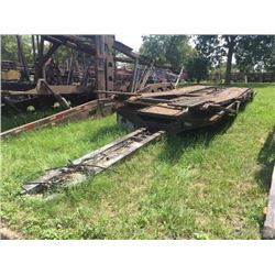 1972 STRICK NFAP CAR CARRIER TRAILER VIN/SN:C150659 T/A, AIR RIDE SUSP., 17.5 TIRES, SPOKE WHEELS