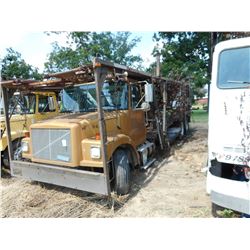1994 VOLVO/WHITEGMC WAH64 CAR CARRIER TRUCK VIN/SN:4V2PCBRE4RN678117 T/A, DETROIT DIESEL ENGINE, 7 S
